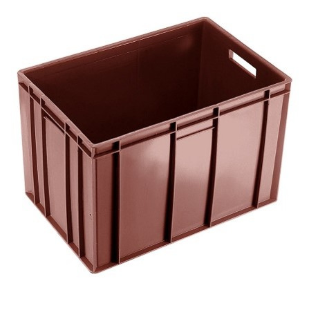 Canastilla Plastica 41 CM marron