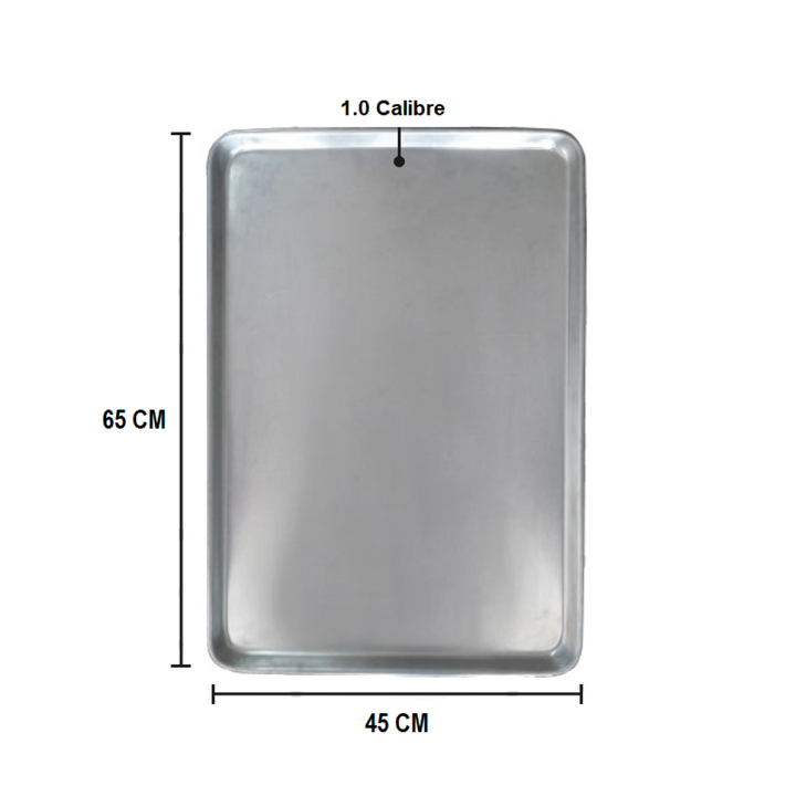 Lata de panadería troquelada lisa 65X45 Calibre 1.0